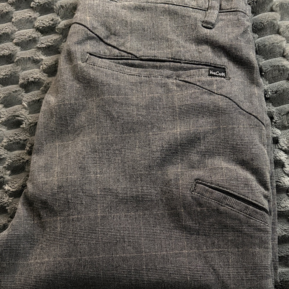 Men's Volcom Gray Pants - Picture 2 of 4